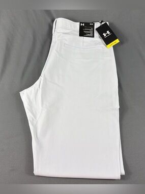 Under Armour Golf Pants Tapered 38 x 36 Halo Gray Polyester Spandex MSRP $80